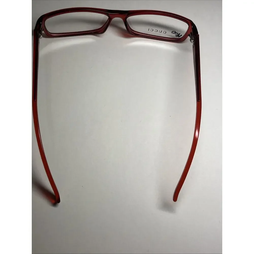Gucci Made in Italy 2579 Eyeglasses Red GG Mini Logo 135 Frames VIntage